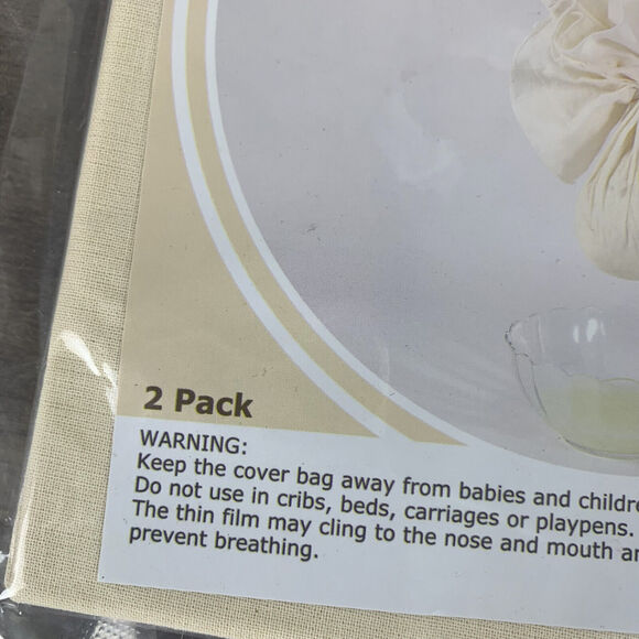 2 pk Unbleached Cheese Cloth Fabric for Straining Nut Milk, Cotton, Washable - Picture 8 of 12